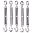 thumbnail image 2 of Turnbuckle, Adjustable Elastic Effect 5 Pack Wire Rope Tension  Fixing  For Adjusting For Fastening For Tensioning M6, 2 of 8