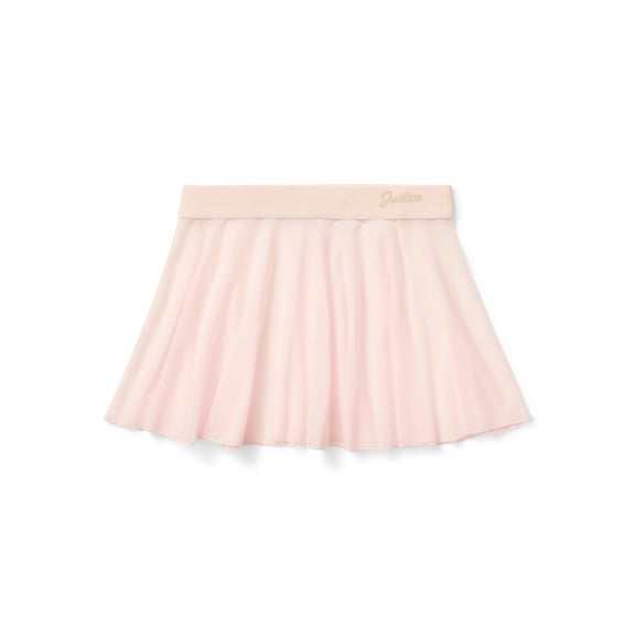 Justice Girls Lightweight Soft Pink Ballet Dance Skirt, Sizes XXS-XL