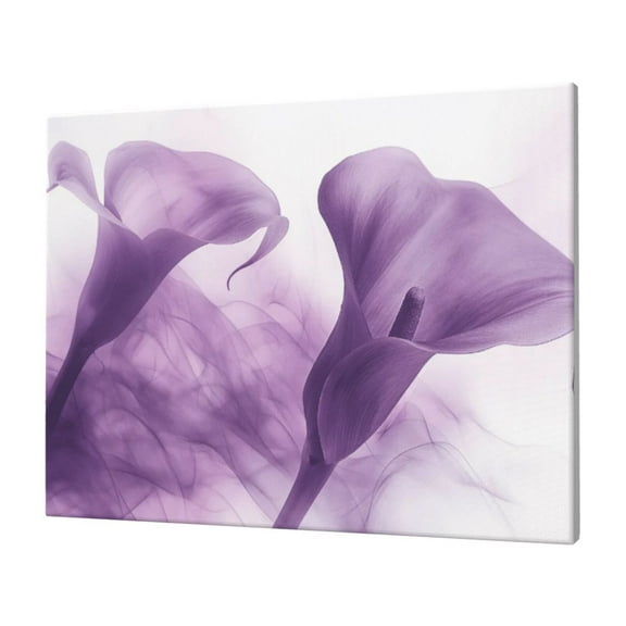 Wall Art Calla Lily Flower Picture Canvas Wall Art Print Paintings Modern Artwork For Living Room Wall Decor And Home Décor Framed Ready To Hang-12×16 In