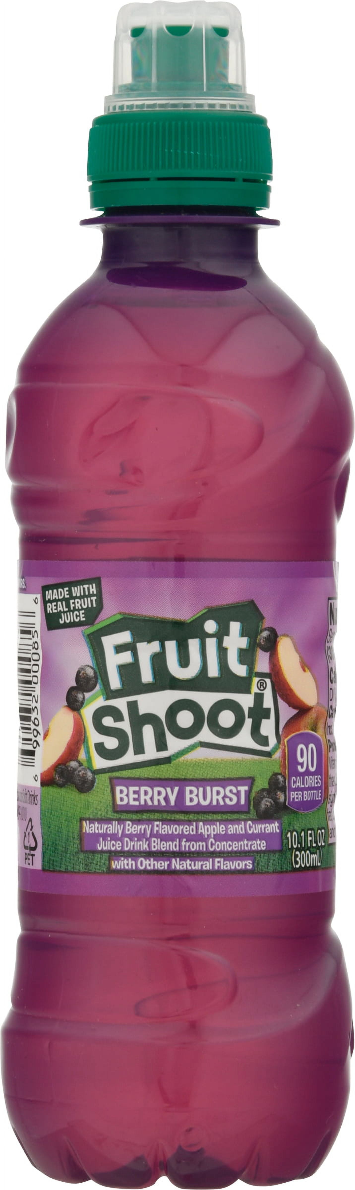 (12 pack) Robinsons Fruit Shoot Berry Burst No Added Sugar Juice Drink, 10.1 fl oz Bottle