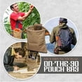 thumbnail image 3 of Bolsa de Búsqueda de Lona Encerada con Lazo para Cinturón, Bolsa Plegable para Volquete de Bushcraft para Senderismo, 3 of 9