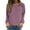 Purple, variant on YABCSAZ Plus Size Long Sleeve Shirts for Women Casual Crewneck Striped Color Block Sweatshirts Soft Comfy Shirt Tops Trendy Pullover T Shirts Blouse