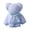 Bear-Blue, variant on DAMAI Bear Bath Towel Gift, Cute Bear Folded Towel, Soft Coral Fleece Hand Towel Gifts for Wedding Valentine's Day Birthday Wife Mother Grandmother