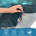 thumbnail image 5 of Yayeee Kitchen Curtains Tier Set of 2 Light Filtering 57"x24" Over Sink Window Panels, Magical Forest, 5 of 7