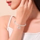 thumbnail image 3 of Pulsera con colgante de corazón de amor familiar con abalorios y circonitas, 3 of 5