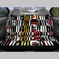 thumbnail image 3 of CHAQLIN Car Back Seat Covers for Car Interior Auto, Colorful Stripe Pattern Set of 2 Car Seat Cover Non-Slip Full Wrap, 3 of 4