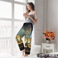 thumbnail image 5 of Disketp 2025 New Year 5 Women's Comfy Pajama Pants Casual Drawstring Palazzo Lounge Wide Leg Pants-Small, 5 of 6