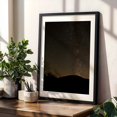 thumbnail image 4 of Astrophotography in the Appalachians - Virginia Photography Night Sky Stars Milky Way Space Astronomy Silhouette Cosmic Black Framed Wall Art Print 24 x 36 inches, 4 of 8