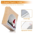 thumbnail image 3 of Ryvnso Christmas Gnome Acrylic Napkin Holder Table Kitchen Paper Tissue Organization, 3 of 7