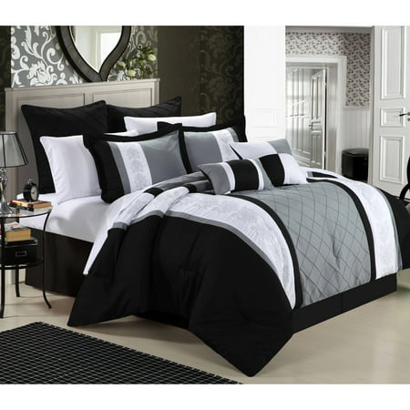 Chic Home Arlington 12-Piece Bed in a Bag Comforter Set ...