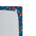 thumbnail image 3 of Ambesonne Cartoon Fitted Sheet 2 Pcs Set, Fox Heart Dots, King, Dark Salmon Azure Blue, 3 of 3