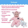 thumbnail image 2 of JC Toys 15 Realistic Soft Body Baby Doll with Open/Close Eyes Berenguer Boutique | Elephant Hooded Onesie Theme | Pink | Ages 2+, 2 of 5