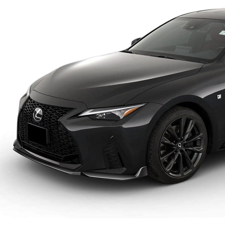 For 2021-2025 Lexus IS300 IS350 Base V-Style Matt Black Front Bumper Spoiler Lip | UK