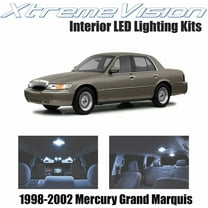 Xtremevision Interior LED for Mercury Grand Marquis 1998-2002 8 Pieces Cool White Interior LED Kit Installation Tool