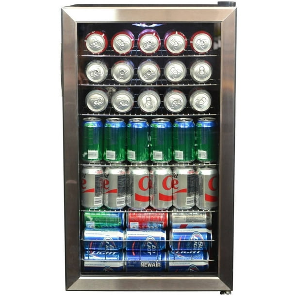 New Air 126Can Stainless Steel Freestanding Beverage Center Walmart