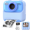 thumbnail image 1 of Cámara instantánea para niños, cámara digital infantil de 2,4 pulgadas 1080P con tarjeta de 32 GB y papel de impresión, regalo de Navidad para niños y niñas de 3 a 12 años., 1 of 8