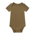thumbnail image 3 of MYGBCPJS 2Pack Baby Boy Bodysuit Infant Toddler Short Sleeve Bamboo Rayon Bodysuits, Size Newborn - 24 Months, 3 of 8