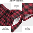 thumbnail image 6 of GZHJMY Buffalo Plaid Pajama Pants Short for Men, Lounge Pants Lightweight Men Pajama Bottoms with Drawstring Pockets, Christmas New Year Birthday Gifts, Small, 6 of 7