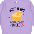 thumbnail image 3 of Inktastic Cheese Lover Kids Toddler Sweatshirt, 3 of 4