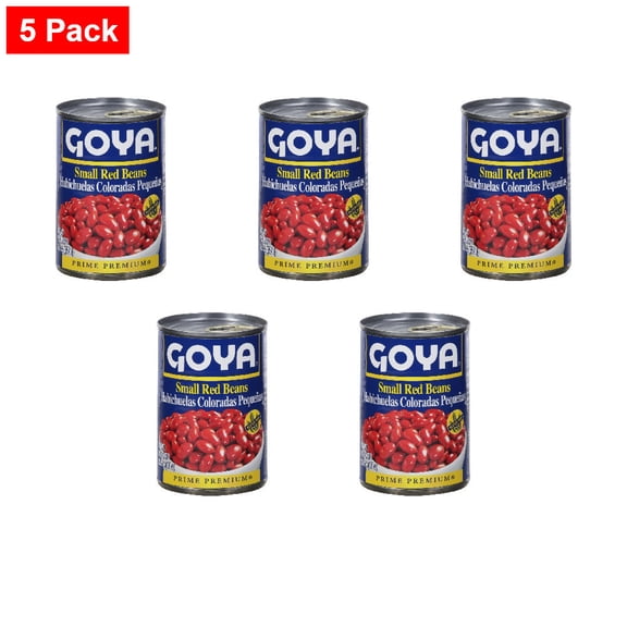 Goya Gluten Free Small Red Beans 15.5 oz - 5 Pack