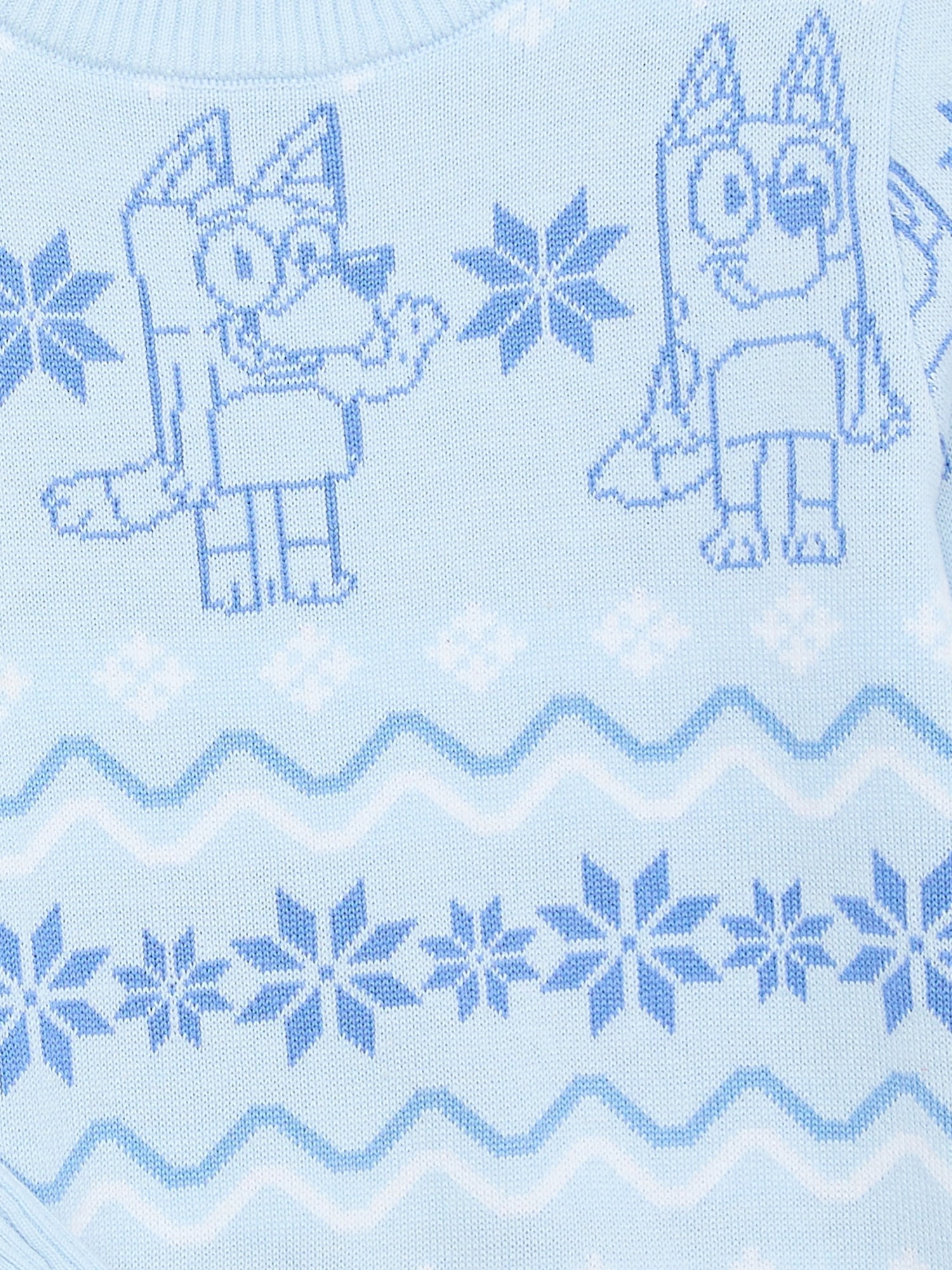 Bluey Toddler Boy Holiday Sweater with Long Sleeves, Sizes 12M-5T