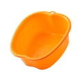 thumbnail image 3 of Foot Soaking Bath Basin, Foot Bath Tub, Foot Tub Bucket, Foot Massage Portable Foot Tub Foot Basin for Dry Cracked Foot Home Foot SPA Orange, 3 of 8