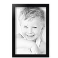 thumbnail image 2 of ArtToFrames 8" x 12" Satin Black Short Picture Frame, 8x12 inch Black Wood Poster Frame (WOM-1416), 2 of 8