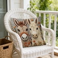 thumbnail image 4 of Throw Pillows for Couch, Cute Quadruped Patterns Cushion Cover Soft Throw Pillowcase Removable And Washable Pillowcase For Sofa And Chair Ideal Choice For Summer Sofa And Bedroom Decor, 4 of 6