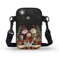 thumbnail image 2 of HELLHERO 4.33"x1.97"x7.09" Shoulder Bag, Men, Women with Unique Gift Snowmen Gifts Night, 2 of 7