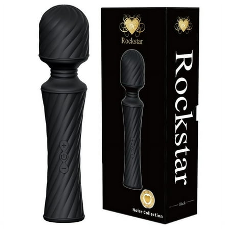 Rockstar Power Personal Massage Wand, Black