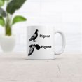 thumbnail image 2 of Pigeon Pigeoff Mug Funny Sarcastic Graphic Novelty Coffee Cup, 2 of 6
