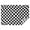 Black and White, variant on Light Blue and Cream Checkered Pattern Rectangle Tablecloth 60"x84",Waterproof Polyester Rectangle Table Cloth, Wipeable Spillproof Polyester Tablecloth for Dining, Camping, Indoor and Outdoor