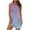 Light Blue, variant on Summer Dresses for Women 2025, Women's Summer Sexy Fashion Printing Sleeveless V-Neck Dress(White-Black,S)