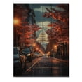 thumbnail image 3 of Designart "District Of Columbia horizon III" Cityscapes Print on Natural Pine Wood, 3 of 5