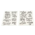 thumbnail image 3 of Sello transparente de palabras, sello transparente de palabras, sello de saludo, sellos transparentes, sello de silicona transparente, verdadera excelencia, 3 of 14