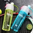 thumbnail image 5 of Mist Spray Water Bottle 600ml Portable Sport Water Bottle Anti Leak Drinking Cup with Mist Hydration, with Clearing Brush, 5 of 7