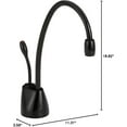 thumbnail image 2 of InSinkErator Indulge GN1100 Contemporary Instant Hot Water Dispenser Faucet in Gloss Black - 44251G, 2 of 5