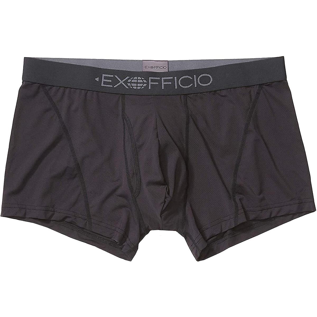 ExOfficio Give-N-Go 2.0 Sport Mesh 3" Boxer Briefs - Black/Black -  Walmart.ca