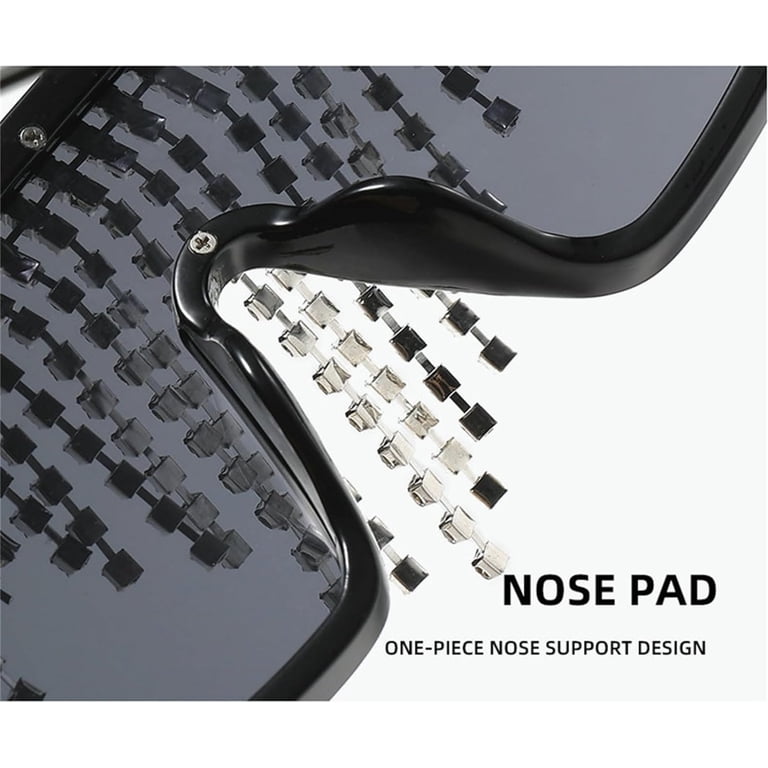 Flat Top tassel Sunglasses Rhinestone Sun Glasses Diamond  display picture 1