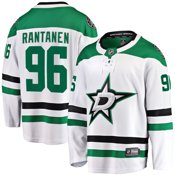 Men's Fanatics Mikko Rantanen White Dallas Stars Away Breakaway Jersey