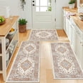 thumbnail image 2 of SURJDE Boho Kitchen Rugs Sets of 3 Farmhouse Kitchen Runner Rugs and Mats Non Skid Washable Kitchen Mats for Floor Cushioned Waterproof Kitchen Floor Mat Laundry Room Area Rug Runner Carpet, 2 of 6