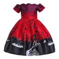 thumbnail image 1 of Kids Girls Bridesmaid Princess Tutu Dress Halloween Floral Party Prom Gown 5-10 Years, 1 of 2