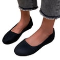 thumbnail image 3 of NOKIO Women'S Suede Loafers Women'S Flat Footwear Ladies Summer Fashion Shallow Mouth Solid Colour Soft Comfortable Flat Heel Round Head Lightweight Single Shoes Casual Shoes, 3 of 6