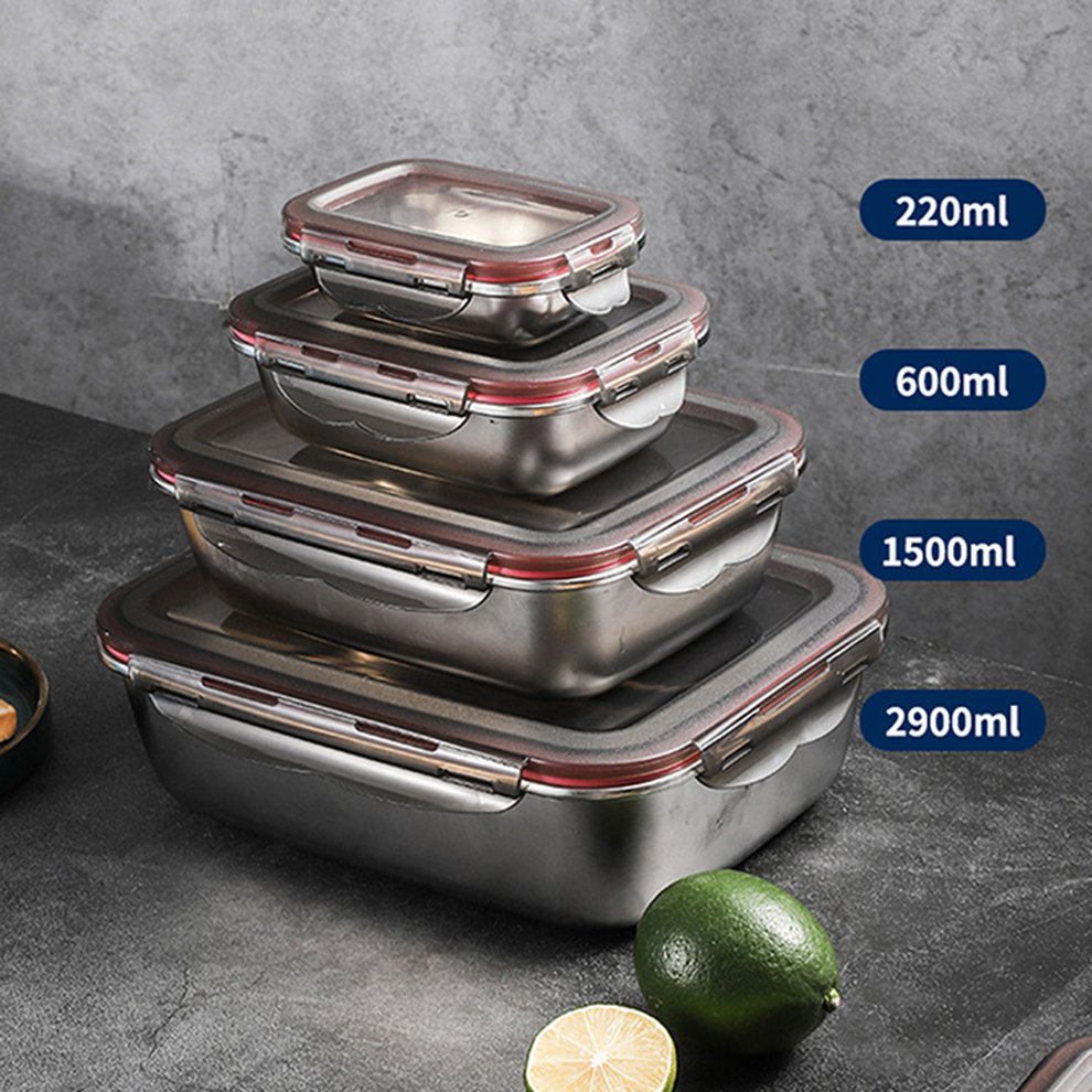 304 Stainless Steel Lunch Box Thermal Portable Japanese LunchBox Food