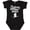 AB-Black, variant on Future Skier Childs Skiing Boys or Girls Baby Bodysuit