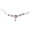 Pink, variant on Adjustable Crystal Rhinestone Pet Necklace, Bling Jewelry for Small and Medium Dogs and Cats, Wedding Party Holiday Accessory, Cute Gift for Pet Lovers-(Pink,S)
