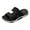 Black, variant on Beach Slides Sandals for Men 2025 2-Ways Comfortable Casual Athletic Diabetic Slip on Summer Driving Shoes