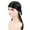 Black, variant on Silky Durag Hood Bandana Super Soft, Breathable Wrinkleproof Satin Durab Suitable for 360 degree waves, braids, wide tail Doo Rag Premium Silk Durag Suitable for men and women