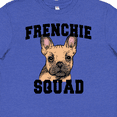 thumbnail image 4 of Inktastic Cute French Bulldog Frenchie Squad Youth T-Shirt, 4 of 5