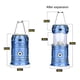 thumbnail image 2 of Luces de carga solar multifuncionales Apuakthei, luces para carpas de camping, luces portátiles para acampar al aire libre, 2 of 5